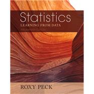 Preliminary Edition of Statistics: Learning from Data  (Book Only)