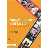 Speak, Listen and Learn: Teaching resources for ages 7-13