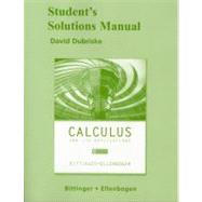 Students Solutn Man Calculus And Its Applications, 9/E