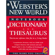 Dic Webster's New World Notebook and Thesaurus Dictionary