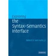 Exploring the Syntax-Semantics Interface