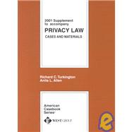 Supplement to Privacy Law, Cases and Materials