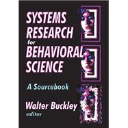 Systems Research for Behavioral Science