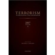 Terrorism International Case Reporter Volume 1  Volume 1
