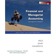 Financial and Managerial Accounting Vol. 2 (Ch. 12-24) softcover with Working Papers