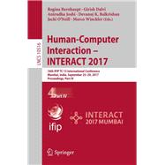 Human-computer Interaction – Interact 2017