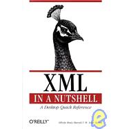 Xml in a Nutshell: A Desktop Quick Reference,9780596000585
