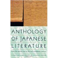 Anthology of Japanese Literature From the Earliest Era to the Mid-Nineteenth Century