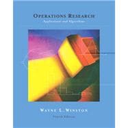 Operations Research Applications and Algorithms (with CD-ROM and InfoTrac)