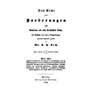 Enthaltend die Lehren von den Personen in einer Obligation