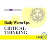 Daily Warm-ups For Critical Thinking: Grades 4-6