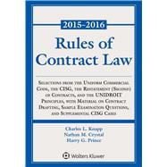 Rules of Contract Law, 2015-2016 Statutory Supplement