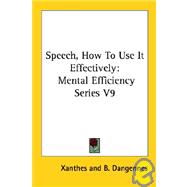 Speech How to Use It Effectively Mental