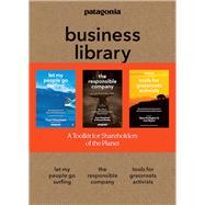 The Patagonia Business Library Including Let My People Go Surfing, The Responsible Company, and Patagonia's Tools for Grassroots Activists