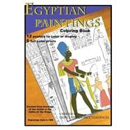 Egyptian Paintings Coloring Book