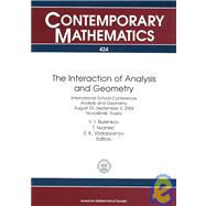 The Interaction of Analysis and Geometry