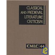 Classical and Medieval Literarature Criticism