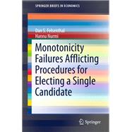 Monotonicity Failures Afflicting Procedures for Electing a Single Candidate