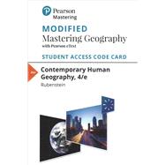 Modified Mastering Geography with Pearson eText -- Standalone Access Card -- for Contemporary Human Geography