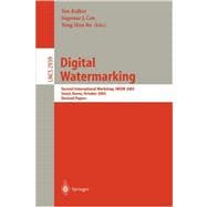 Digitial Watermarking : Second International Workshop, IWDW 2003, Seoul, Korea, October 20-22, 2003, Revised Papers