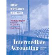 Working Papers, Volume I (Chapters 1-14) to accompany Intermediate Accounting, 13th Edition