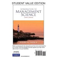 Introduction to Management Science, Student Value Edition
