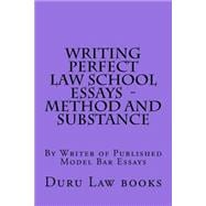 Writing Perfect Law School Essays