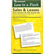 Emanuel Law in a Flash for Sales and Leases (UCC Article 2 and UCC Article 2A)