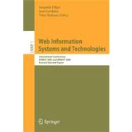 Web Information Systems and Technologies : International Conferences WEBIST 2005 and WEBIST 2006, Revised Selected Papers