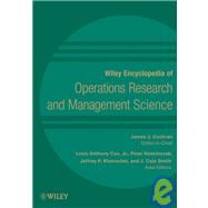 Wiley Encyclopedia of Operations Research and Management Science, 8 Volume Set