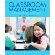 Classroom Management A Proactive Approach