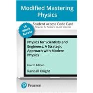 Modified Mastering Physics with Pearson eText -- Access Card -- for Physics for Scientists and Engineers: A Strategic Approach with Modern Physics (18-Weeks)