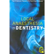 Local Anaesthesia in Dentistry