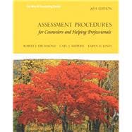 Assessment Procedures for Counselors and Helping Professionals,9780132850636