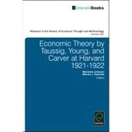 Economic Theory by Taussig, Young, and Carver at Harvard