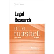 Legal Research in a Nutshell(Nutshells)