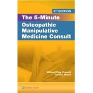 5 Minute Osteopathic Manipulative Medicine Consult book cover, ISBN 9781975240639