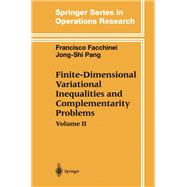 Finite-dimensional Variational Inequalities and Complementarity Problems