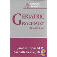 Concise Guide to Geriatric Psychiatry