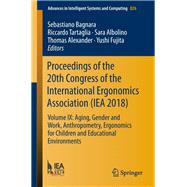 Proceedings of the 20th Congress of the International Ergonomics Association 2018