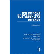 The Infancy of Speech and the Speech of Infancy