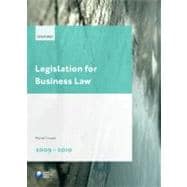 Legislation for Business Law 2009-2010