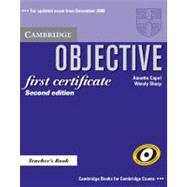 Objective First Certificate Teacher's Book