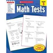 Scholastic Success With Math Tests: Grade 3 Workbook