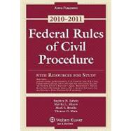 Federal Rules of Civil Procedure With Resources for Study 2010-2011