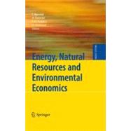 Energy, Natural Resources and Environmental Economics