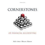 Cornerstones of Financial Accounting (with 2011 Annual Reports: Under Armour, Inc. & VF Corporation)