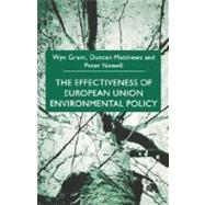 The Effectiveness of European Union Environmental Policy