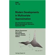 Modern Developments in Multivariate Approximation
