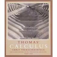 Thomas' Calculus Early Transcendentals With Second-order Differential Equations